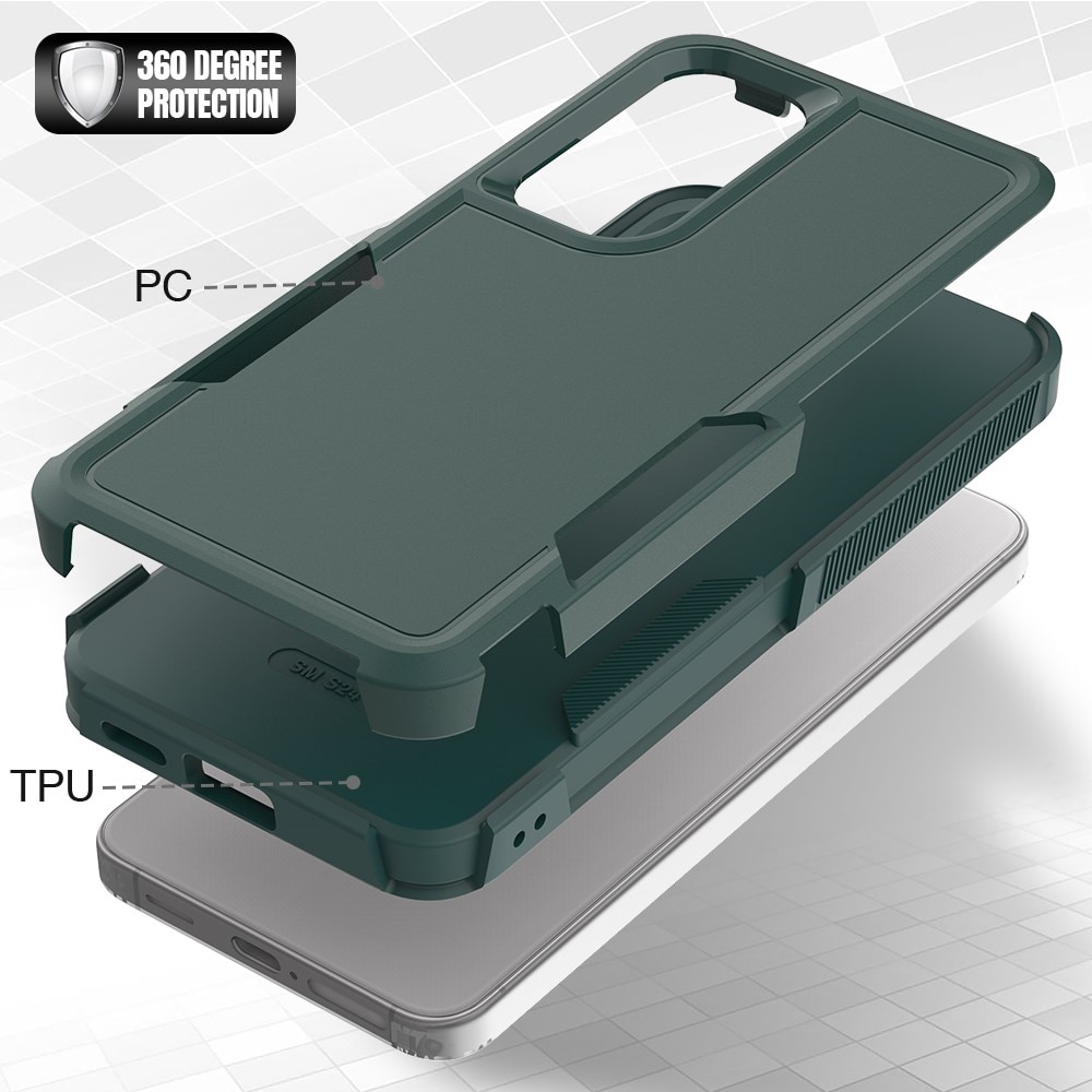 Samsung Galaxy S25 Off-road Hybridcase groen