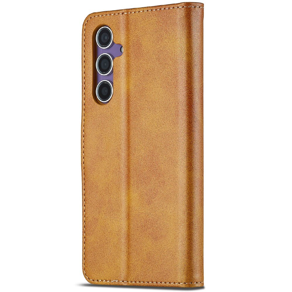 Bookcover hoesje Samsung Galaxy S25 cognac