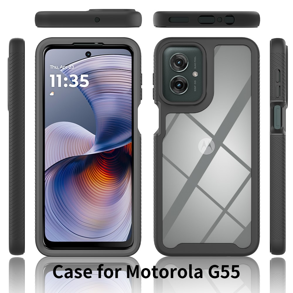 Motorola Moto G55 Full Protection Case zwart