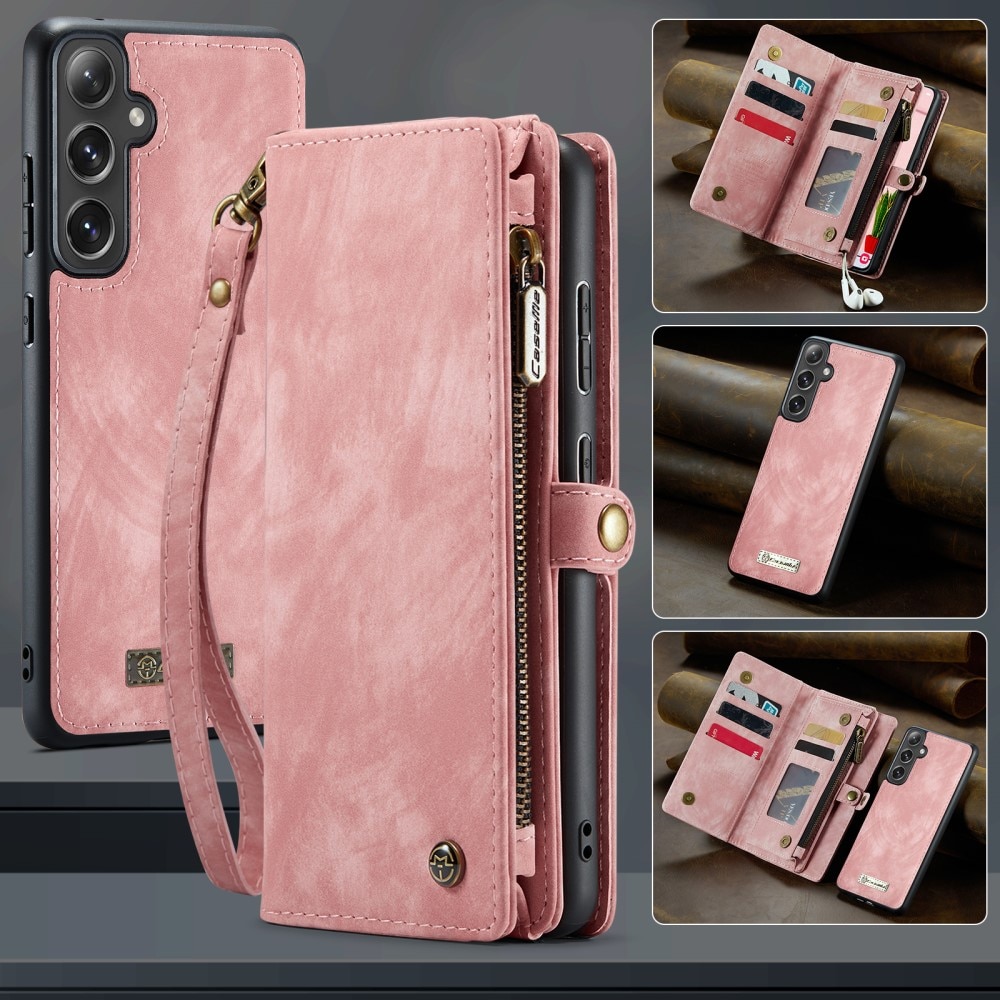 Multi-slot Hoesje Samsung Galaxy S25 Plus roze