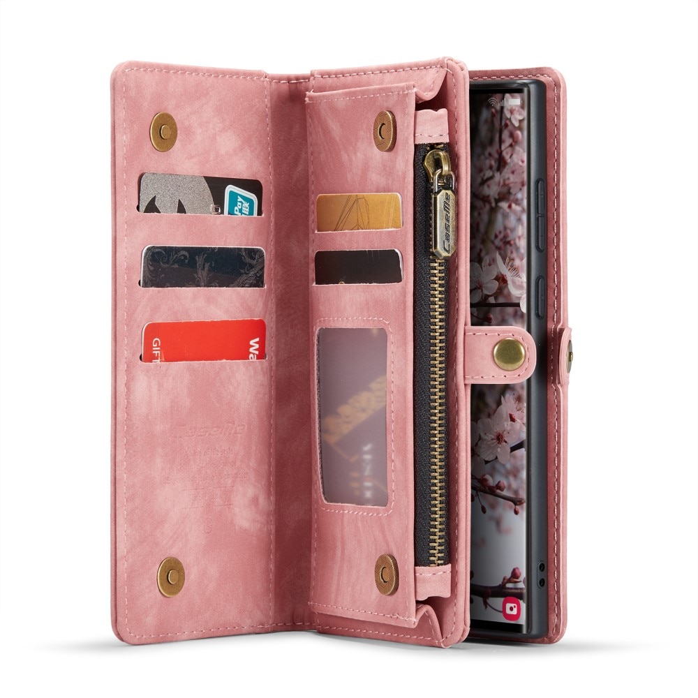 Multi-slot Hoesje Samsung Galaxy S25 Ultra roze