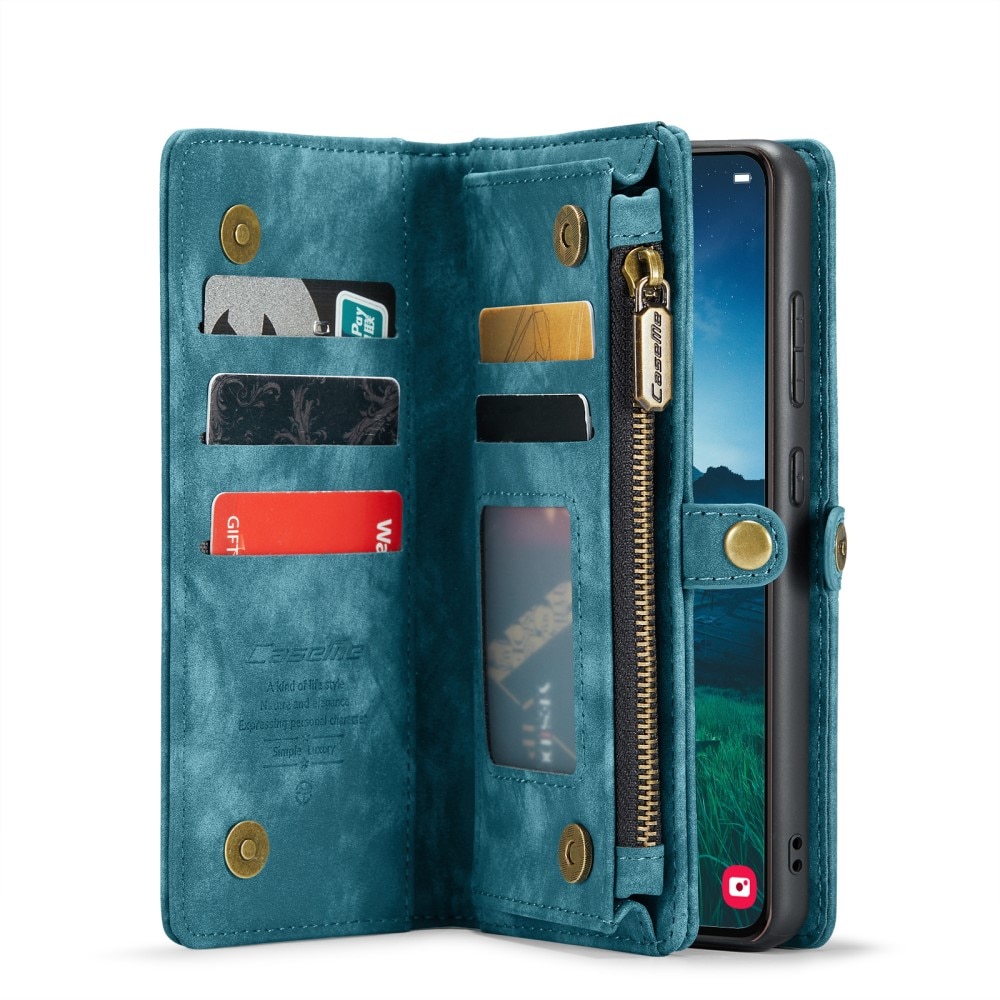 Multi-slot Hoesje Samsung Galaxy S25 blauw