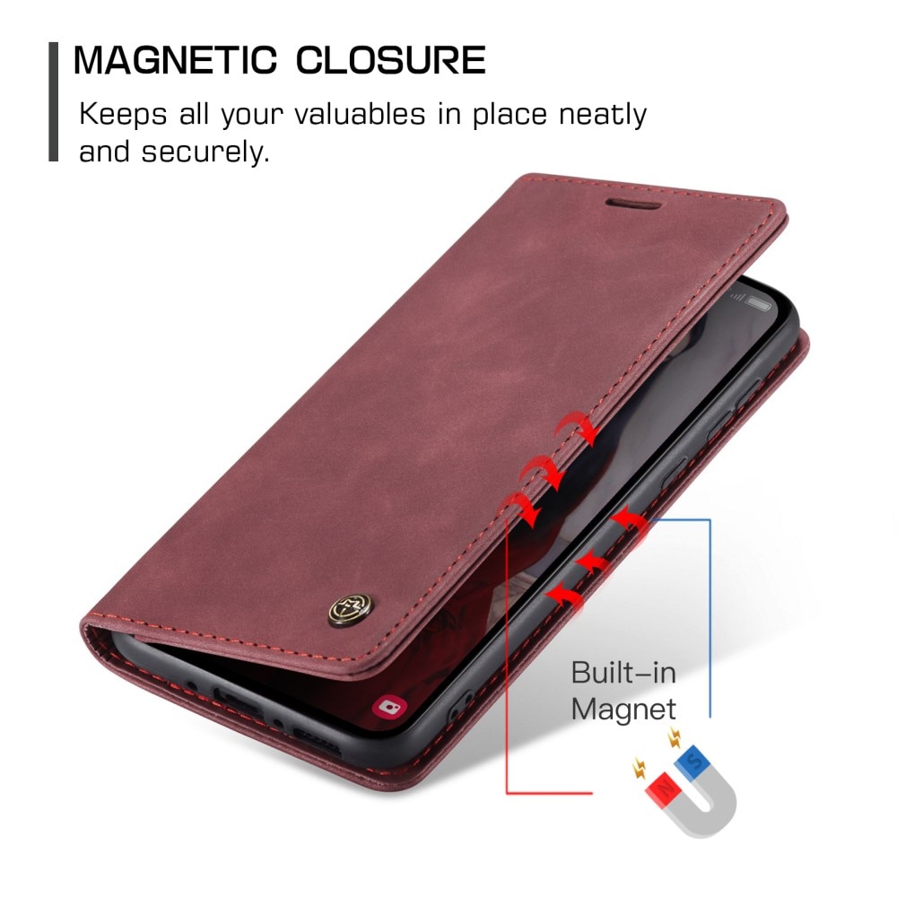 Slim Bookcover Hoesje Samsung Galaxy A36 Rood