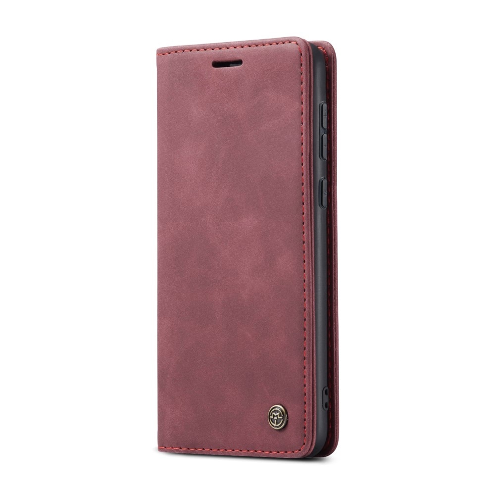 Slim Bookcover Hoesje Samsung Galaxy A36 Rood