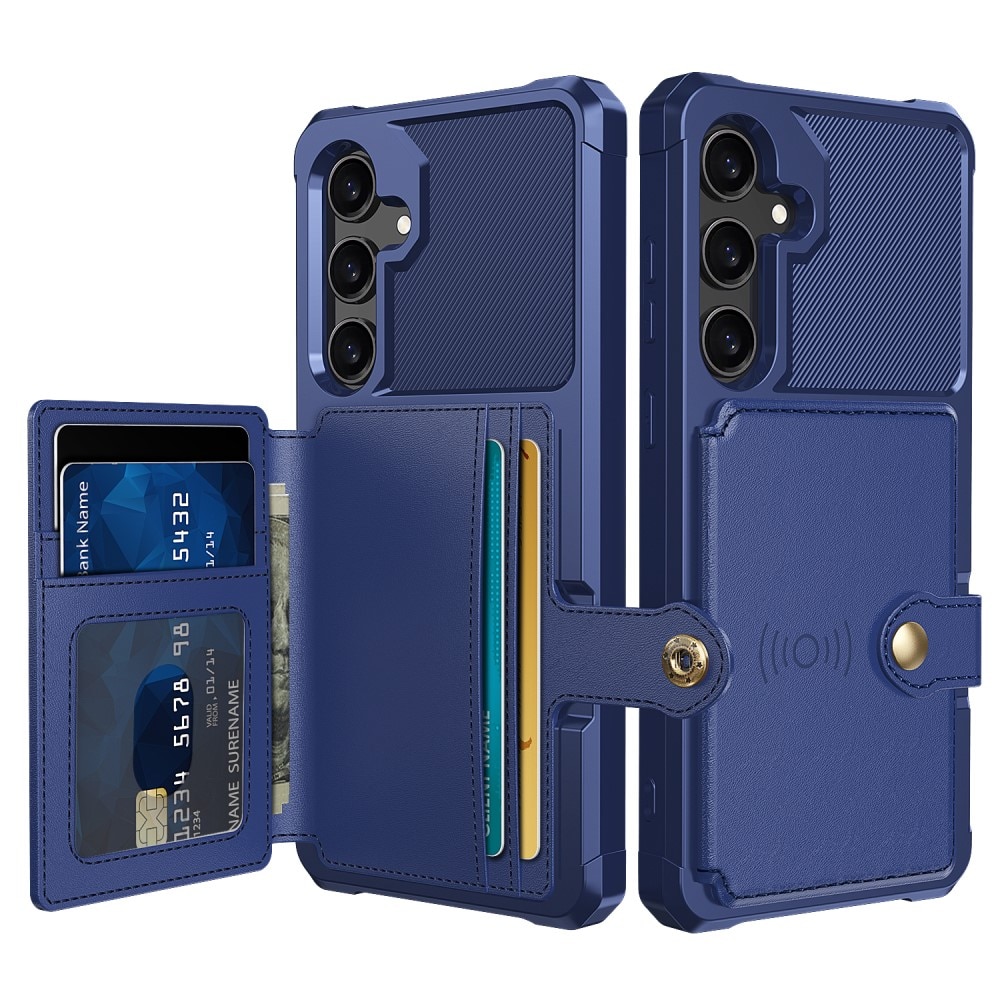 Samsung Galaxy S25 Tough Multi-slot Case blauw