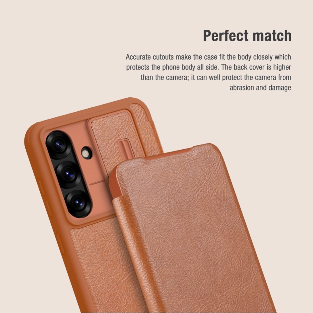 Qin Pro CamShield Samsung Galaxy S25 Brown