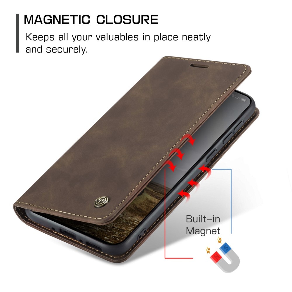 Slim Bookcover Hoesje  OnePlus 13 Bruin