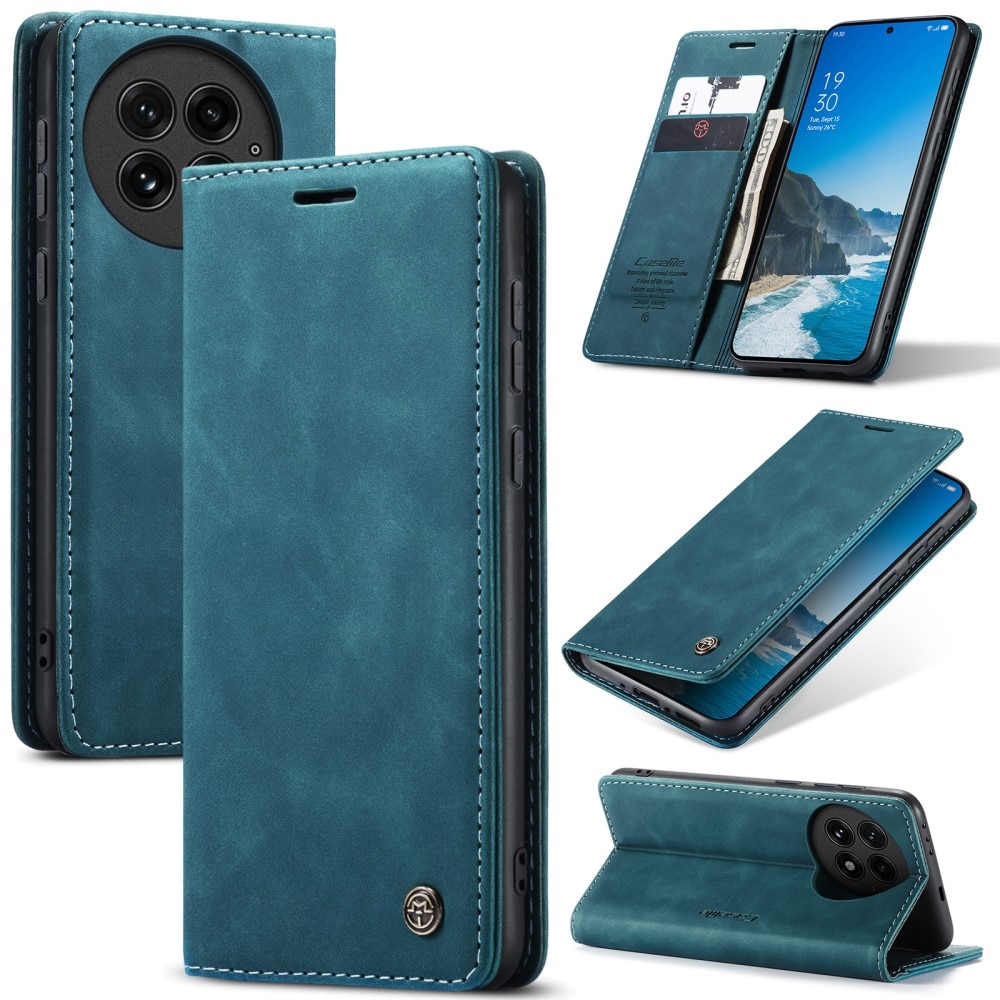 Slim Bookcover Hoesje  OnePlus 13 Blauw