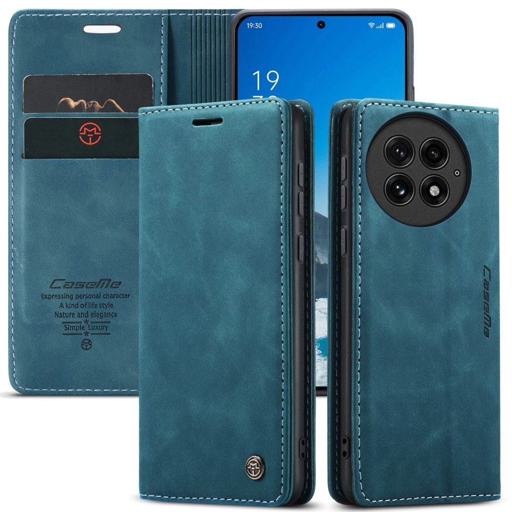 Slim Bookcover Hoesje  OnePlus 13 Blauw