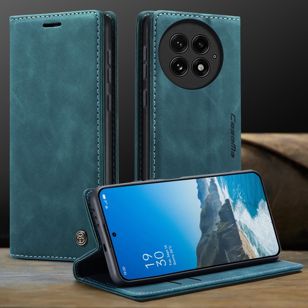 Slim Bookcover Hoesje  OnePlus 13 Blauw