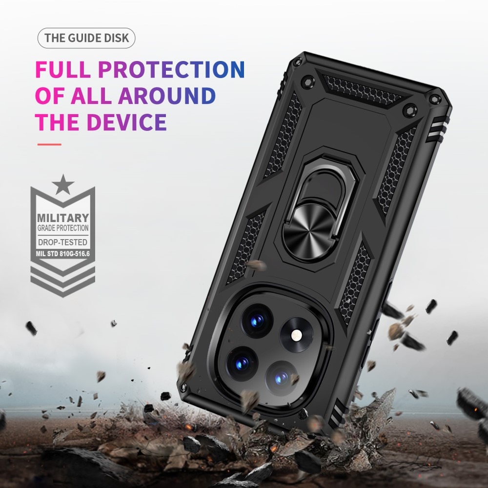 Xiaomi Redmi Note 14 Pro Hybridcase Tech Ring zwart