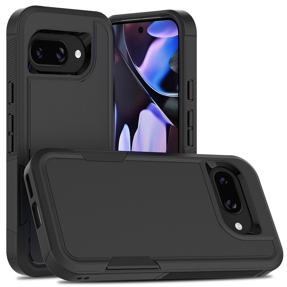 Google Pixel 9a Off-road Hybridcase zwart