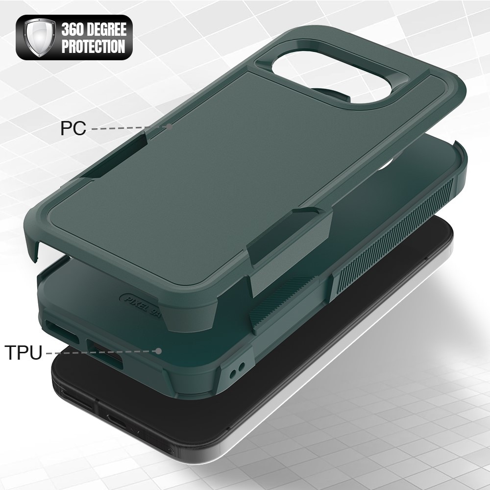 Google Pixel 9a Off-road Hybridcase Groen