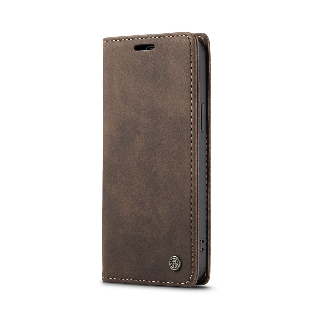 Slim Bookcover Hoesje iPhone 16e Bruin