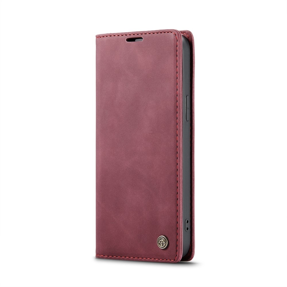 Slim Bookcover Hoesje iPhone 16e Rood