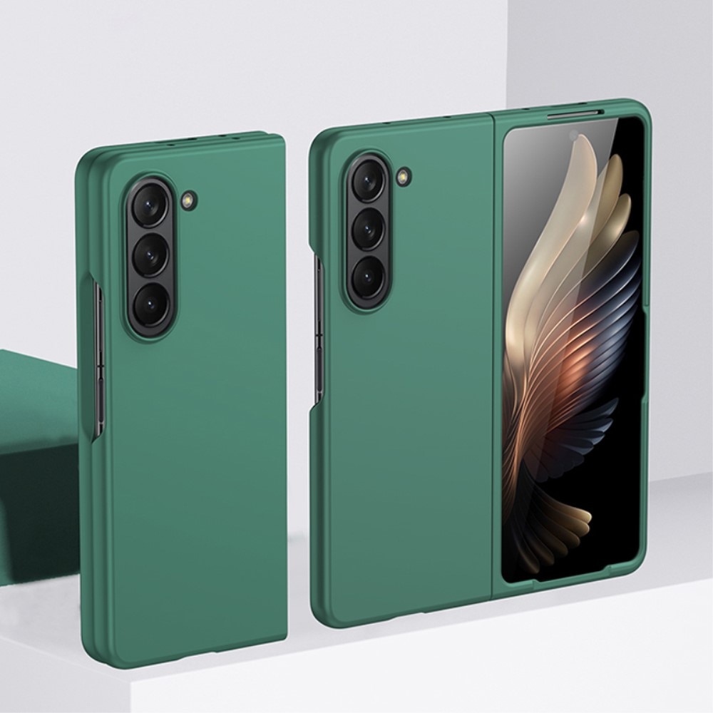 Samsung Galaxy Z Fold 5 Hardcase Gummicoating groen