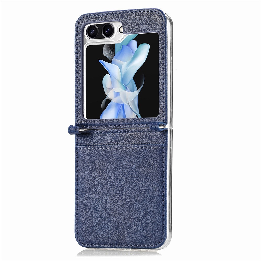 Slim Card Wallet Samsung Galaxy Z Flip 5 blauw