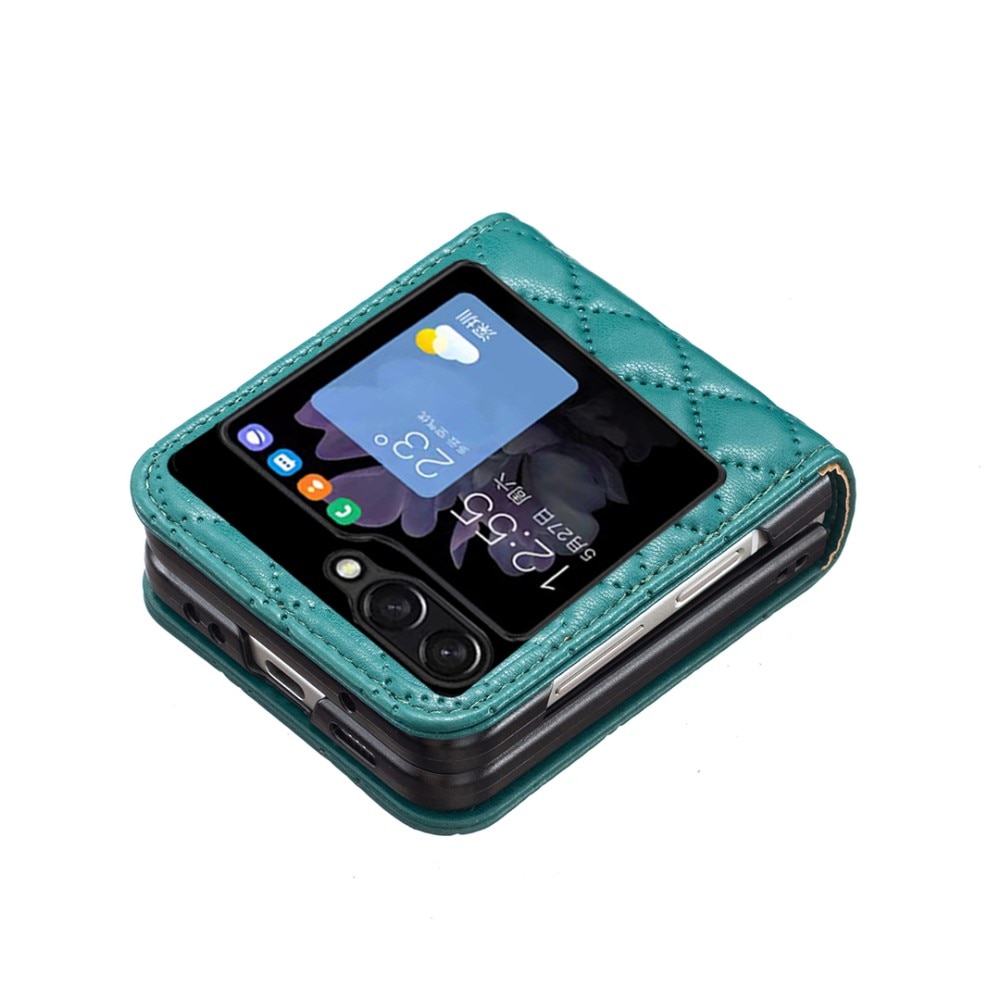 Samsung Galaxy Z Flip 5 Bookcover hoesje groen