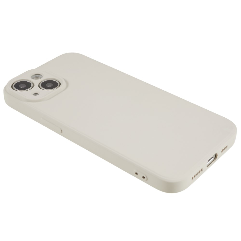 iPhone 15 Schokbestendige TPU Case Beige