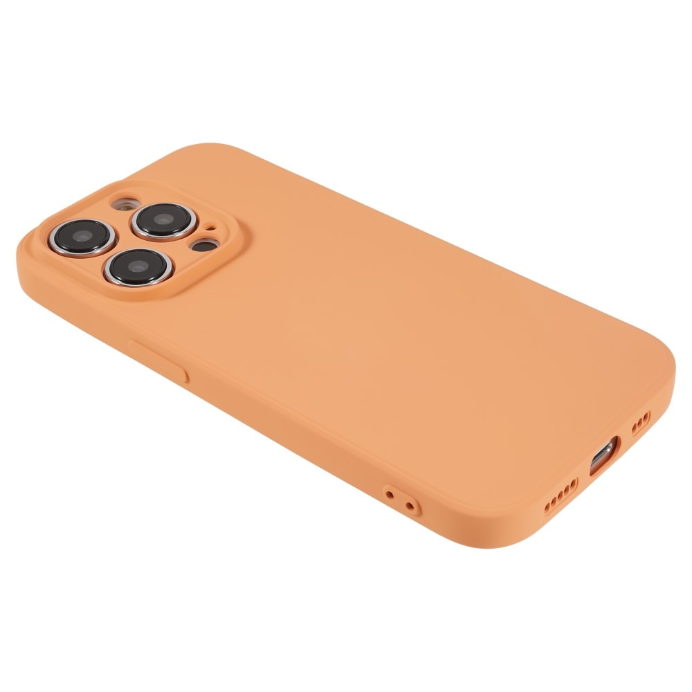 Apple iPhone 15 Pro Schokbestendige TPU Case Oranje