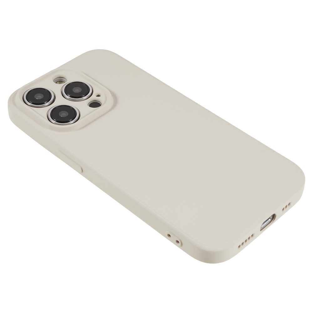 iPhone 15 Pro Schokbestendige TPU Case Beige