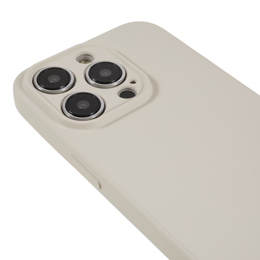 iPhone 15 Pro Schokbestendige TPU Case Beige