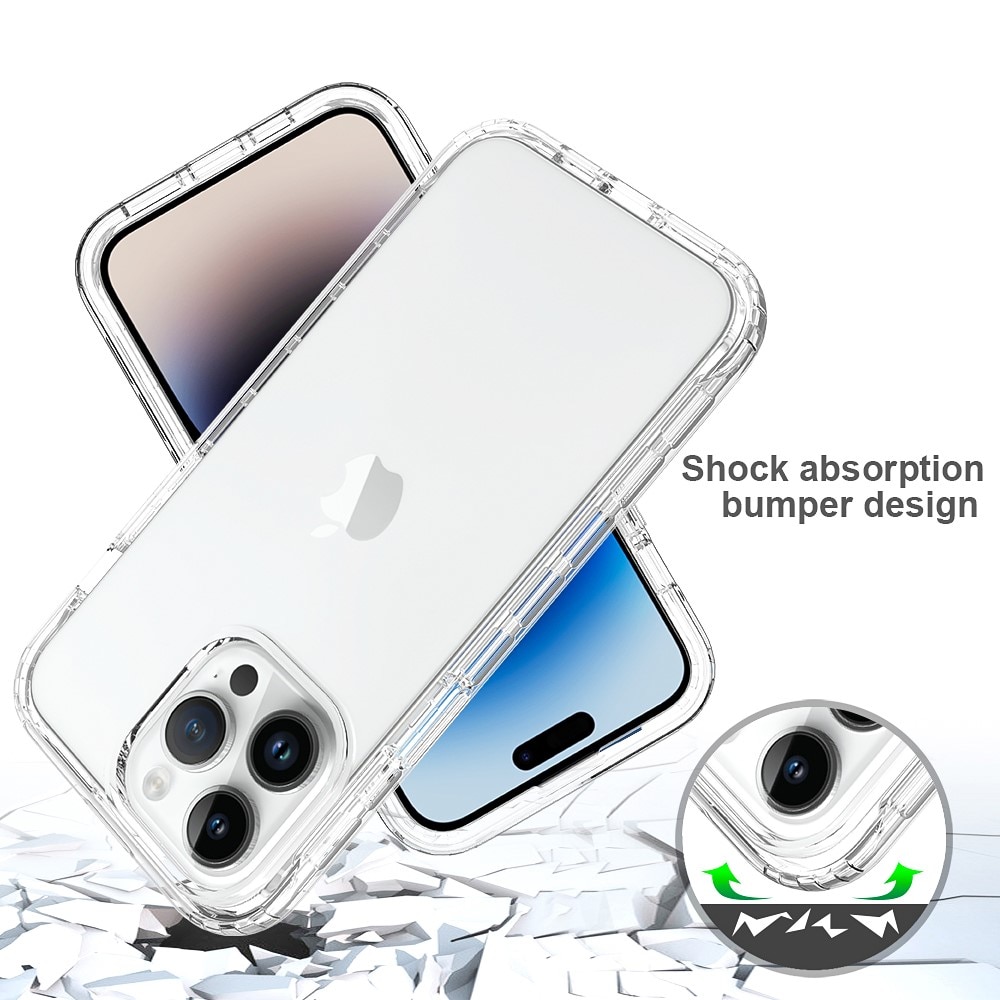 iPhone 15 Pro Max Full Cover Case transparant