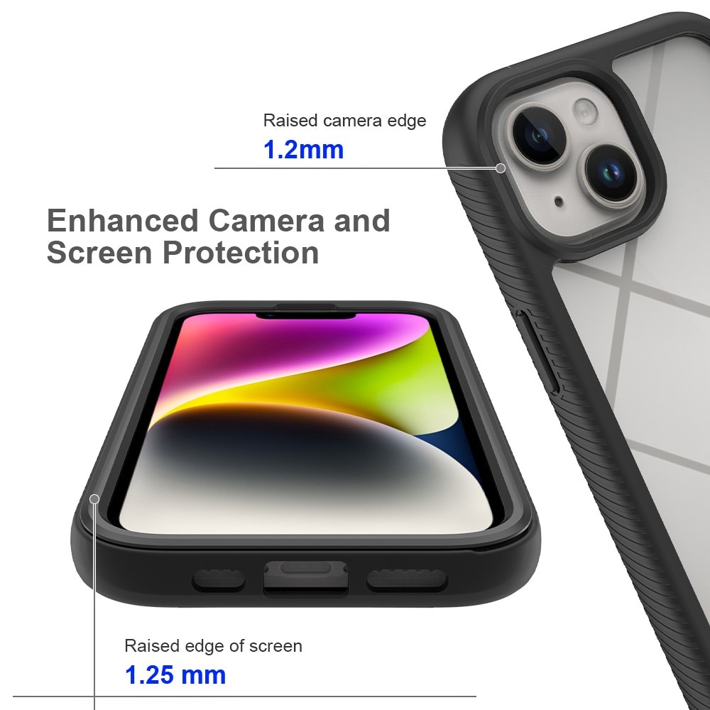 iPhone 15 Full Cover Case Zwart