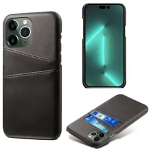 Card Slots Case iPhone 16 Pro Max zwart