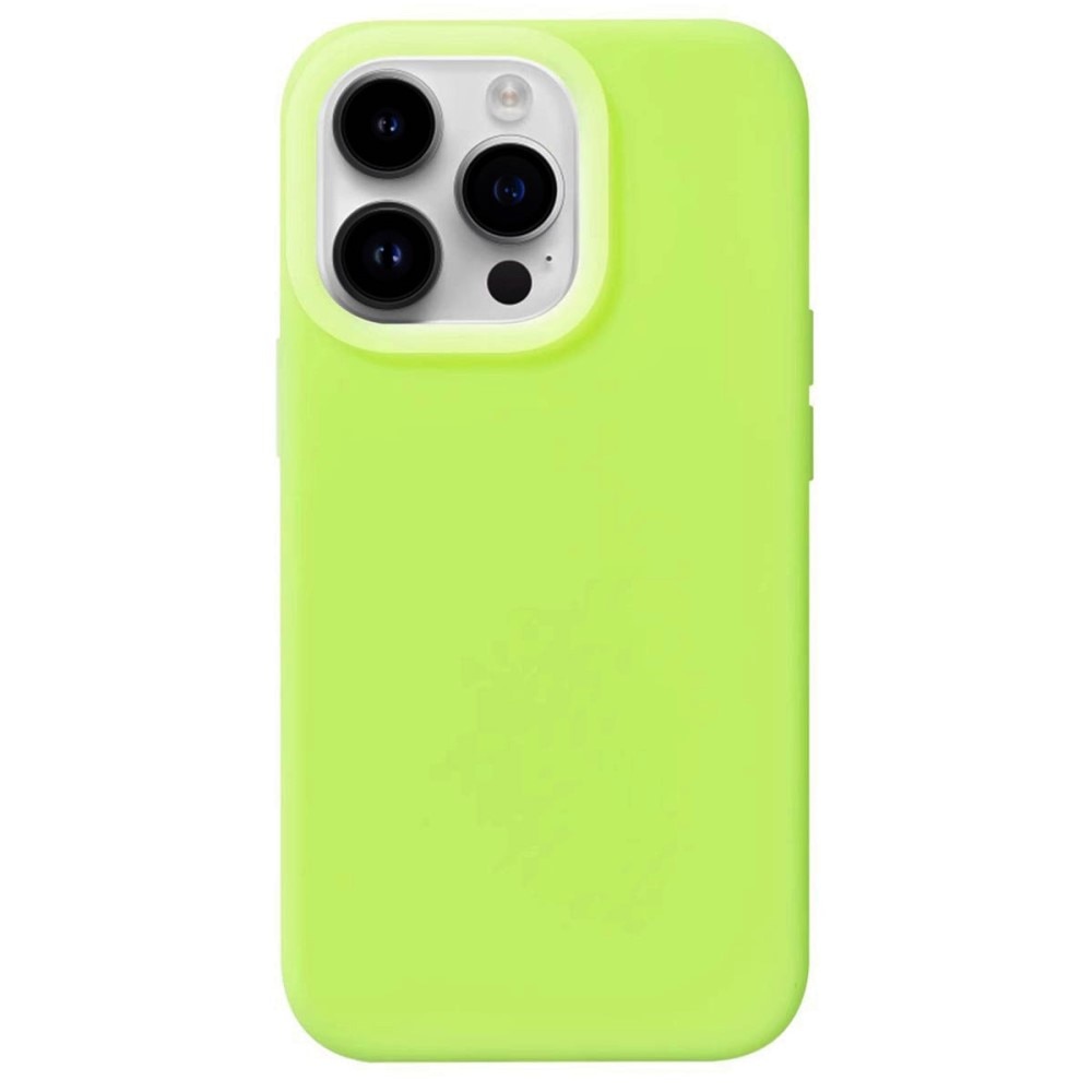 Siliconen hoesje Jelly iPhone 15 Pro Max groen