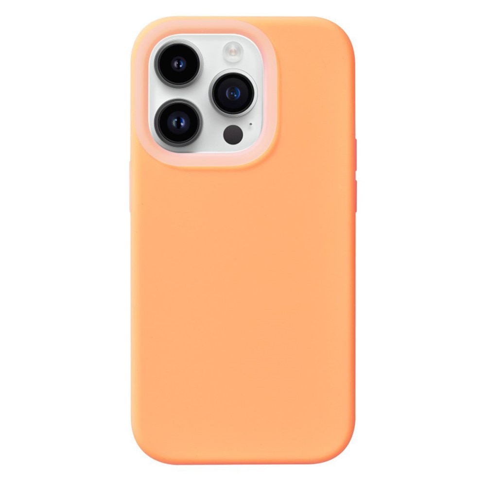 Siliconen hoesje Jelly iPhone 15 Pro Max oranje