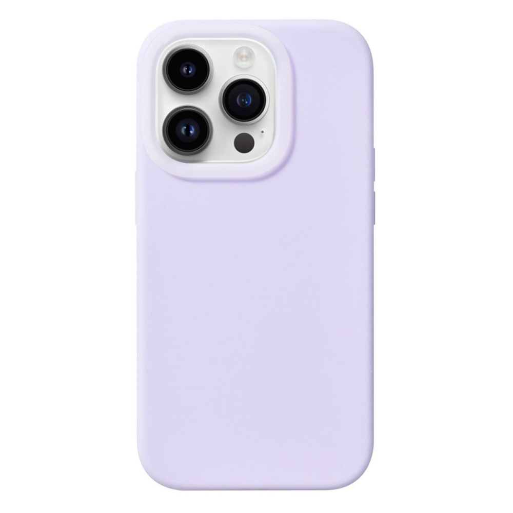 Siliconen hoesje Jelly iPhone 15 Pro paars