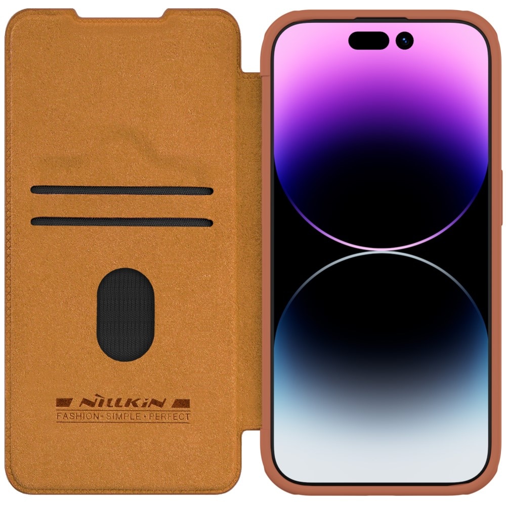 Qin Pro CamShield iPhone 15 Pro Brown