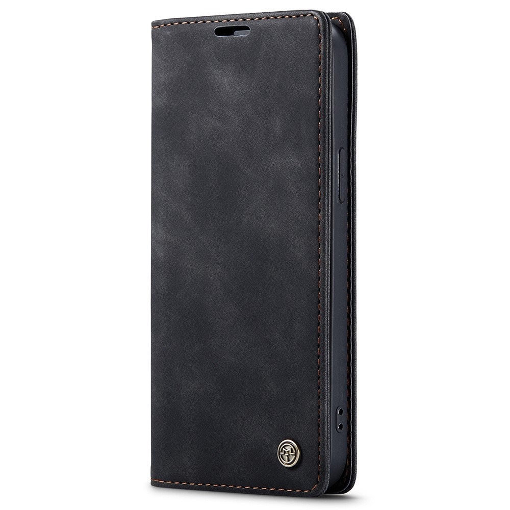 Slim Bookcover Hoesje iPhone 15 Pro Zwart