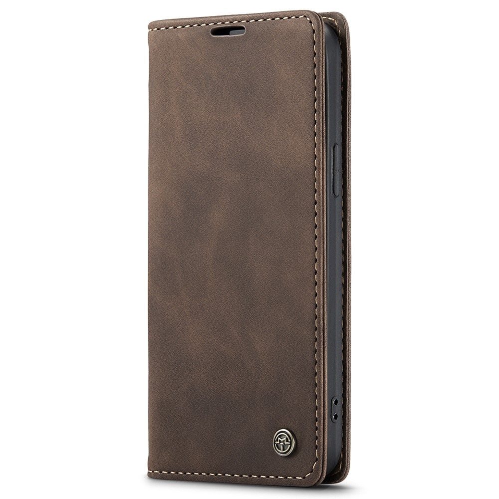 Slim Bookcover Hoesje iPhone 15 Pro Bruin