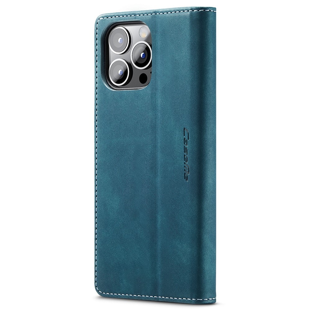 Slim Bookcover Hoesje iPhone 15 Pro Blauw