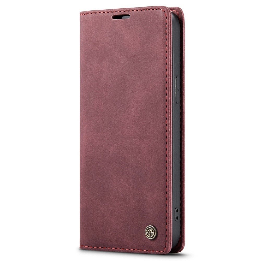 Slim Bookcover Hoesje iPhone 15 Pro Rood