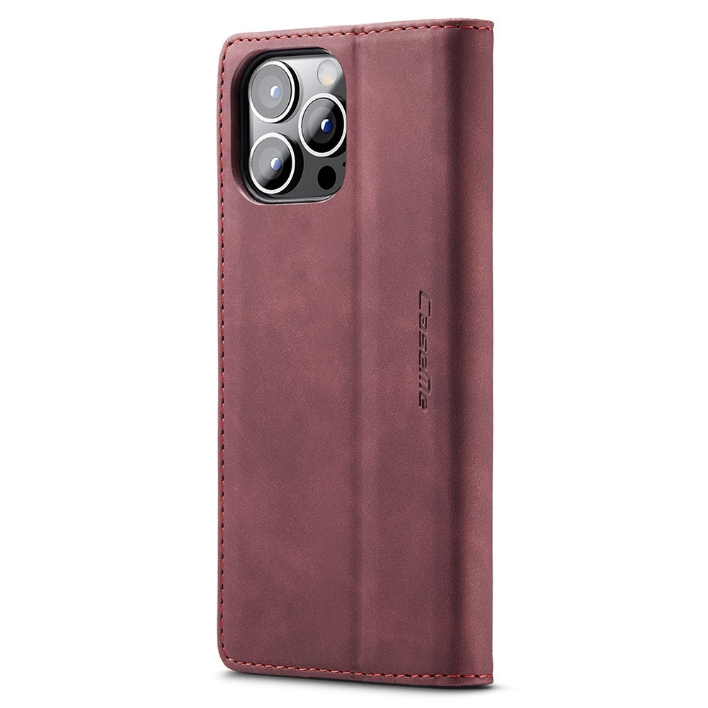 Slim Bookcover Hoesje iPhone 15 Pro Rood