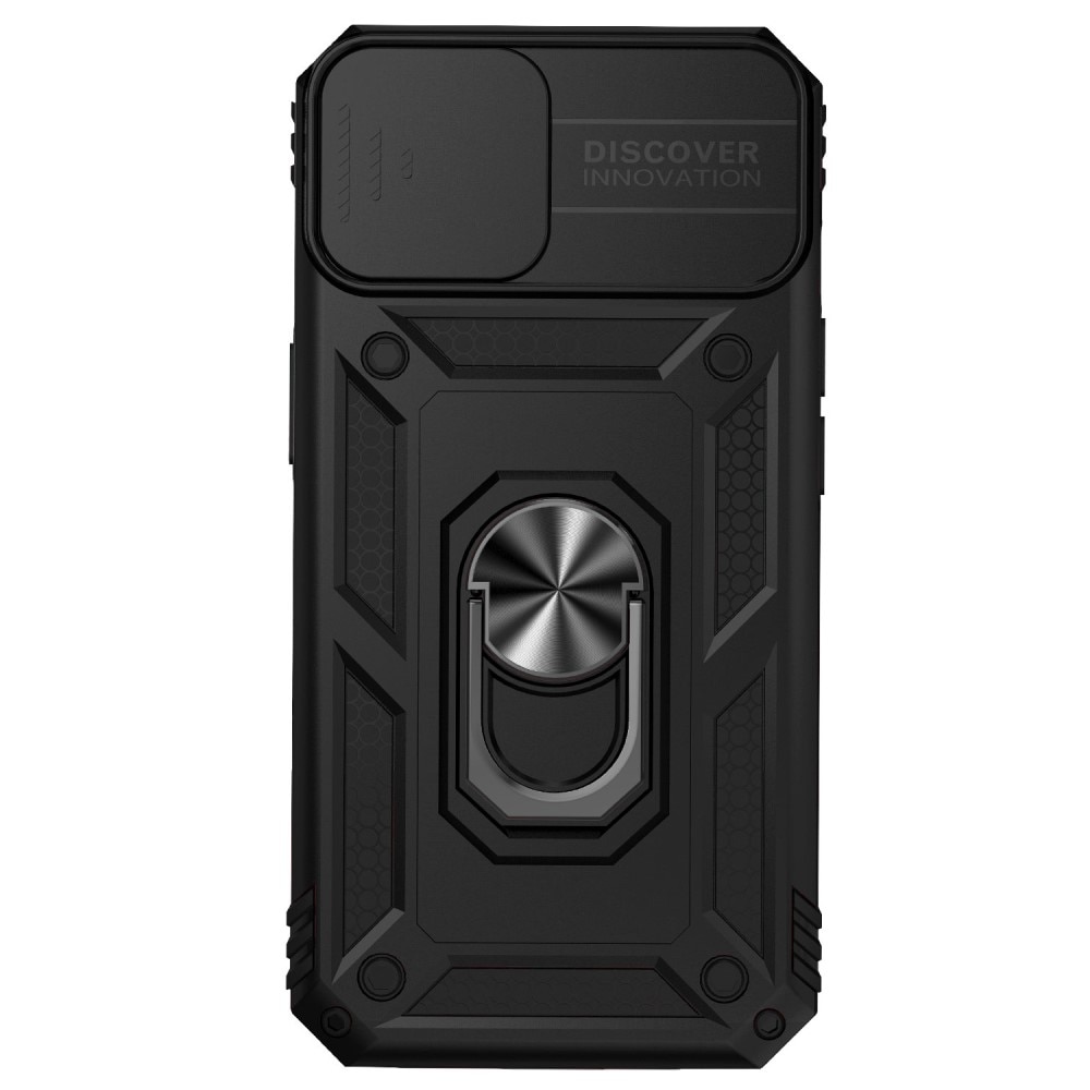 iPhone 15 Hybridcase Ring + Camera Protector Zwart