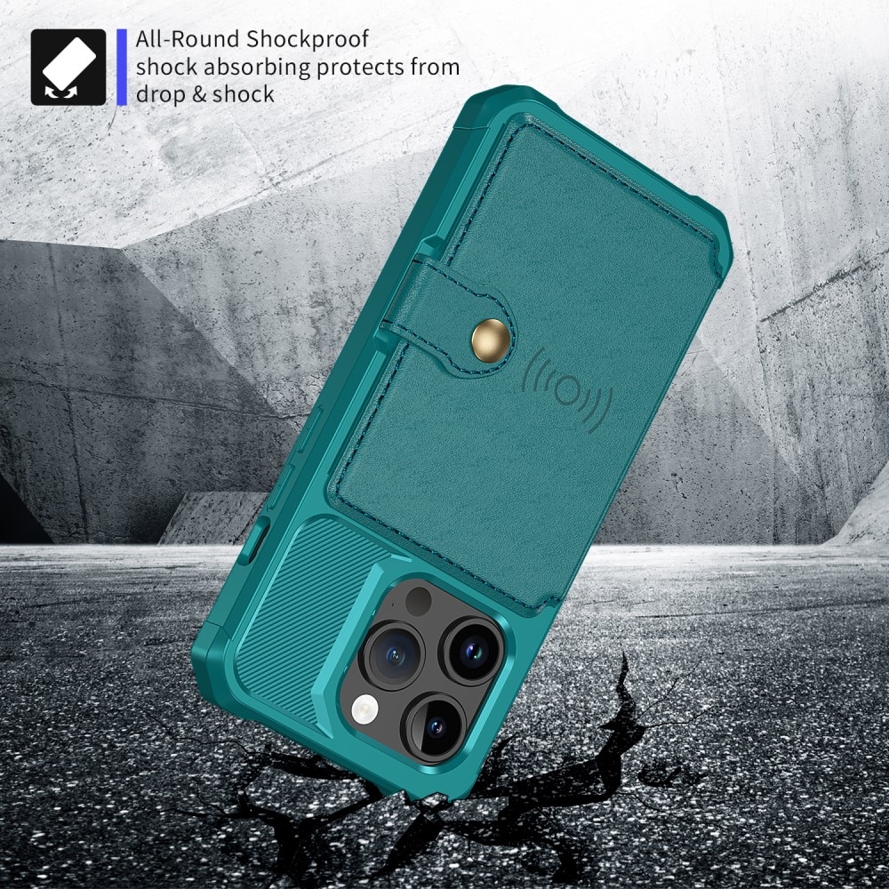 iPhone 15 Pro Max Tough Multi-slot Case groen