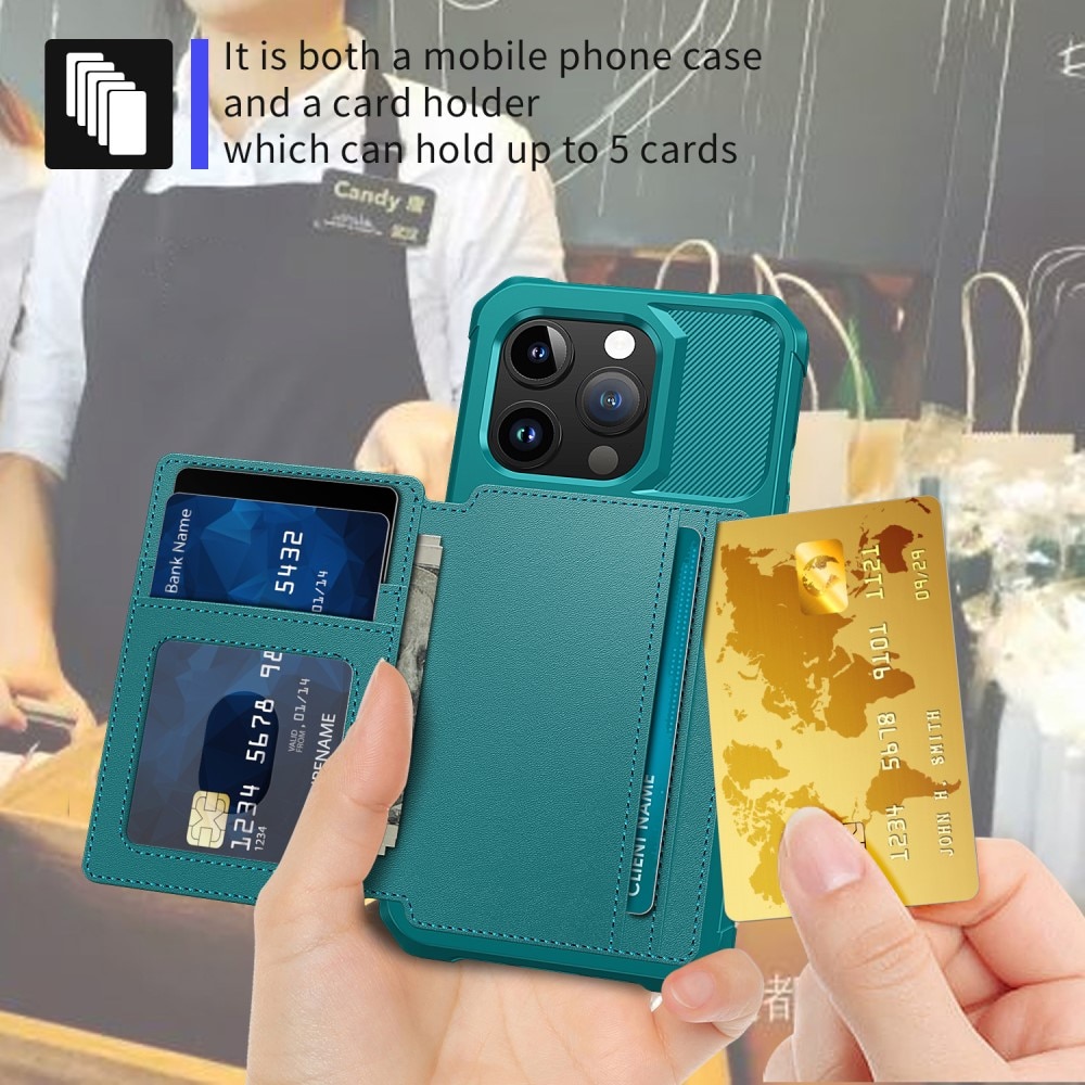 iPhone 15 Pro Max Tough Multi-slot Case groen