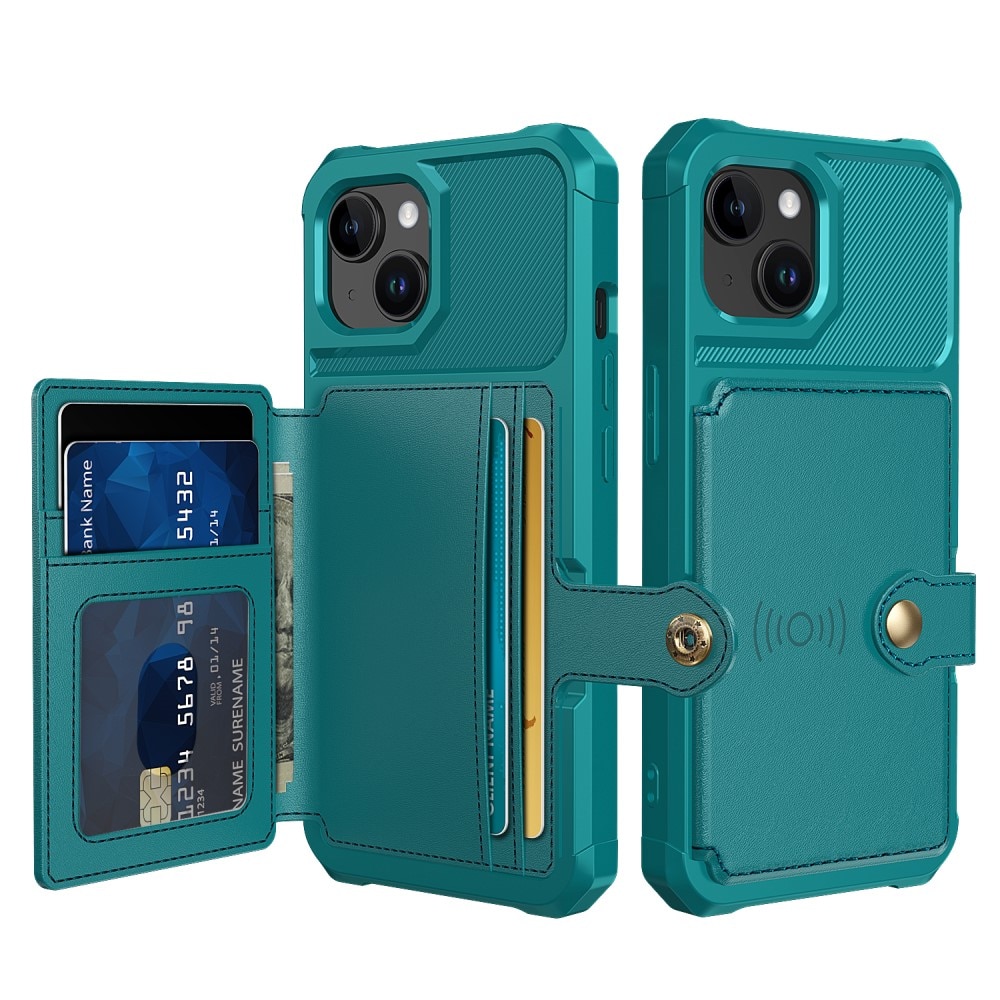 iPhone 15 Tough Multi-slot Case groen