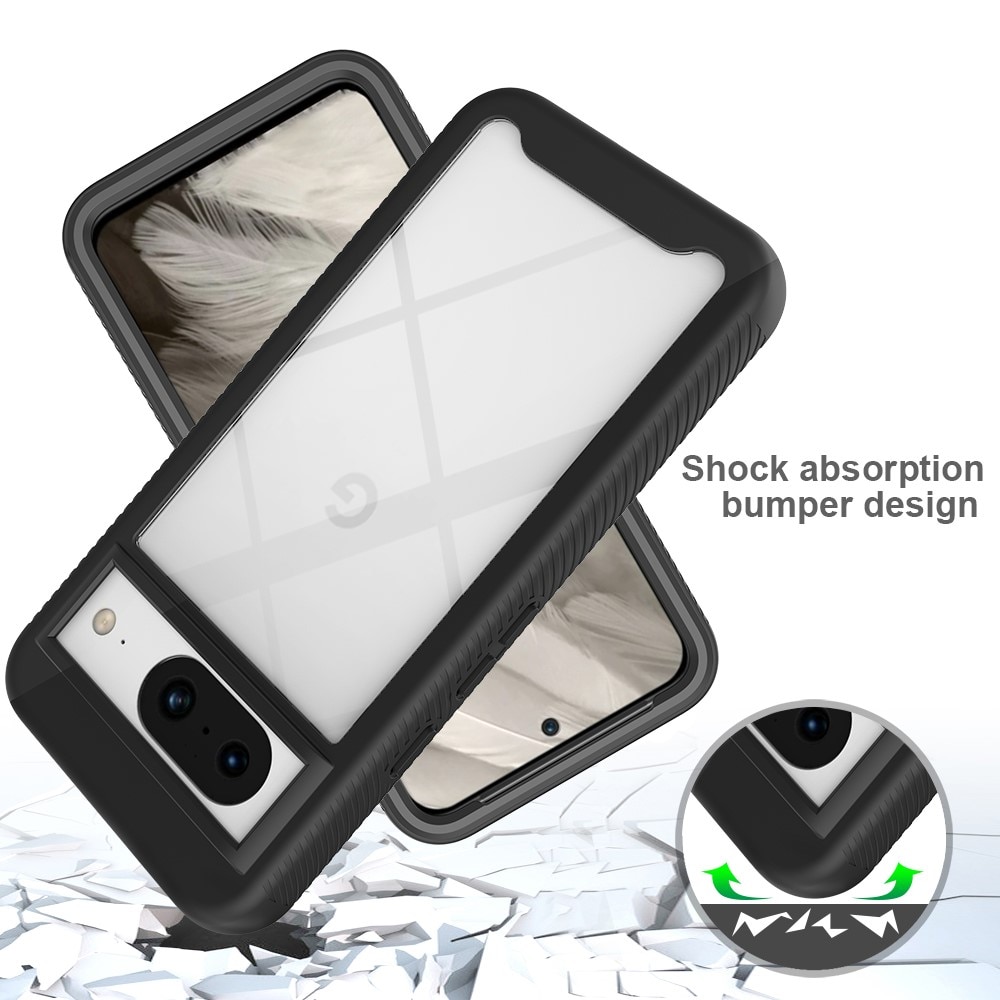 Google Pixel 8 Full Protection Case Zwart