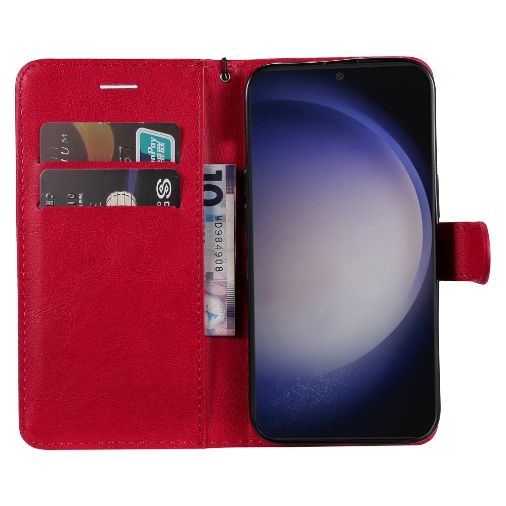 Samsung Galaxy S24 Bookcover hoesje rood