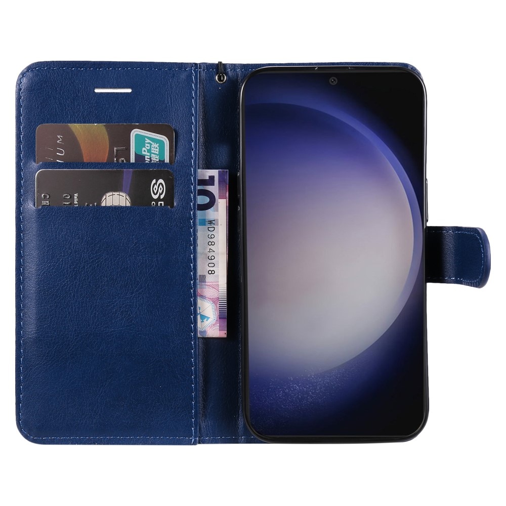 Samsung Galaxy S24 Bookcover hoesje blauw