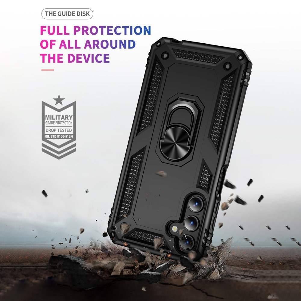 Samsung Galaxy A15 Hybridcase Tech Ring zwart