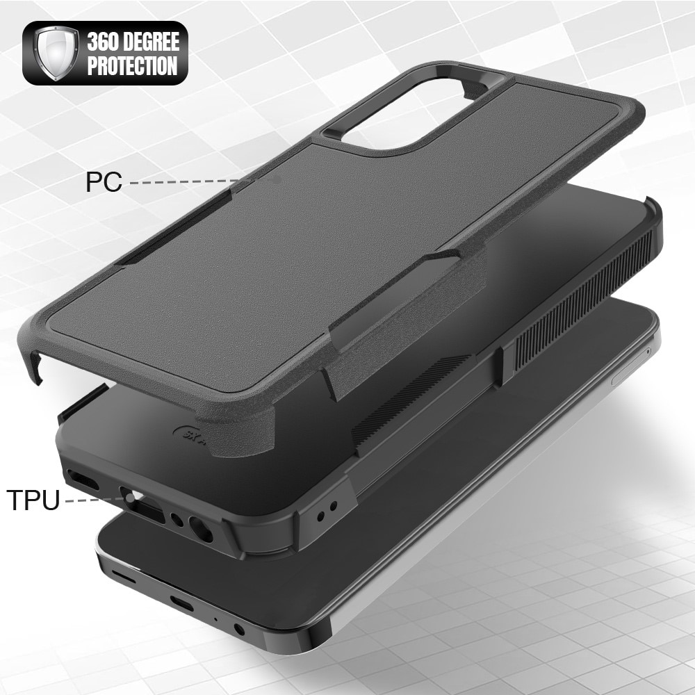 Samsung Galaxy A15 Off-road Hybridcase zwart