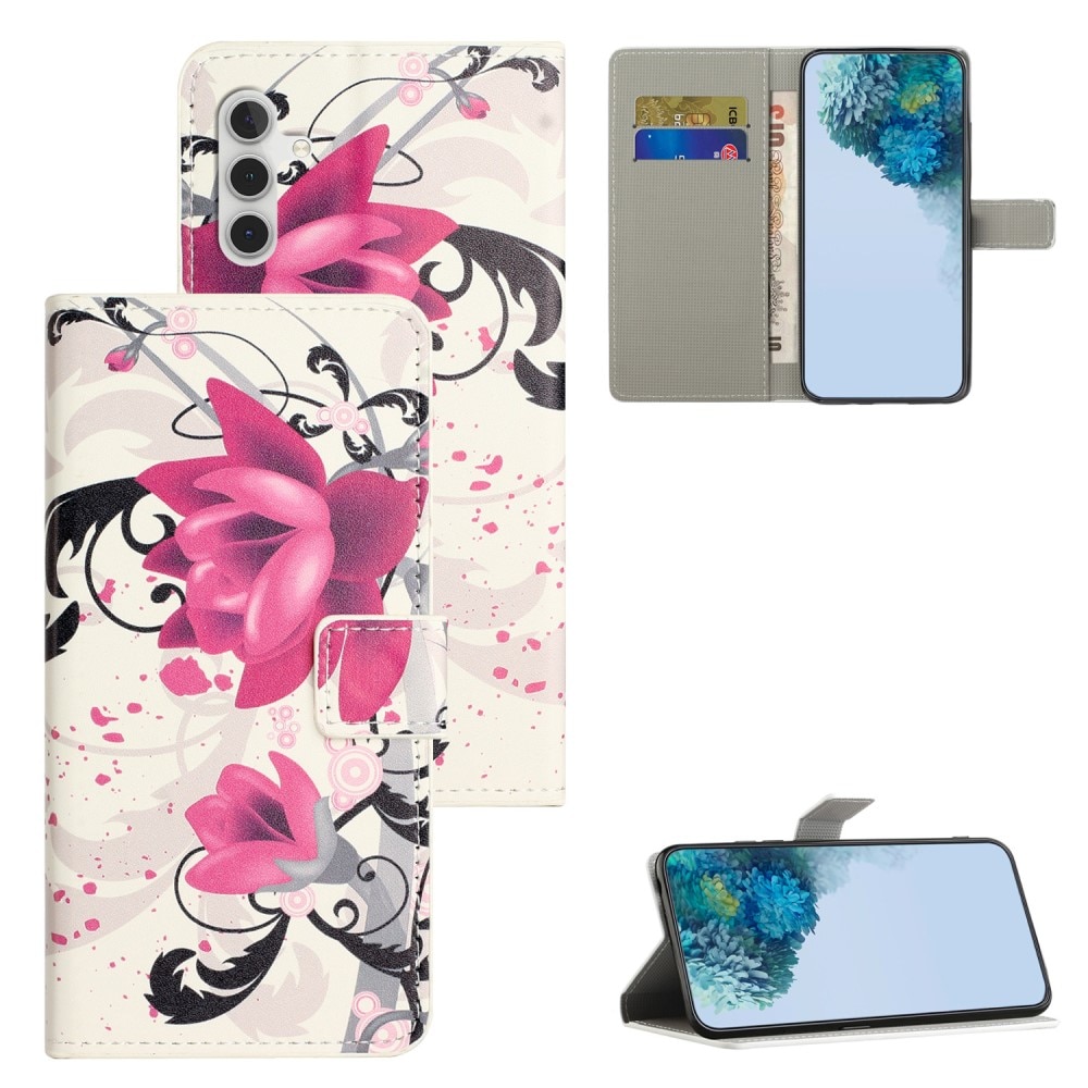 Samsung Galaxy A55 Bookcover hoesje Flowers