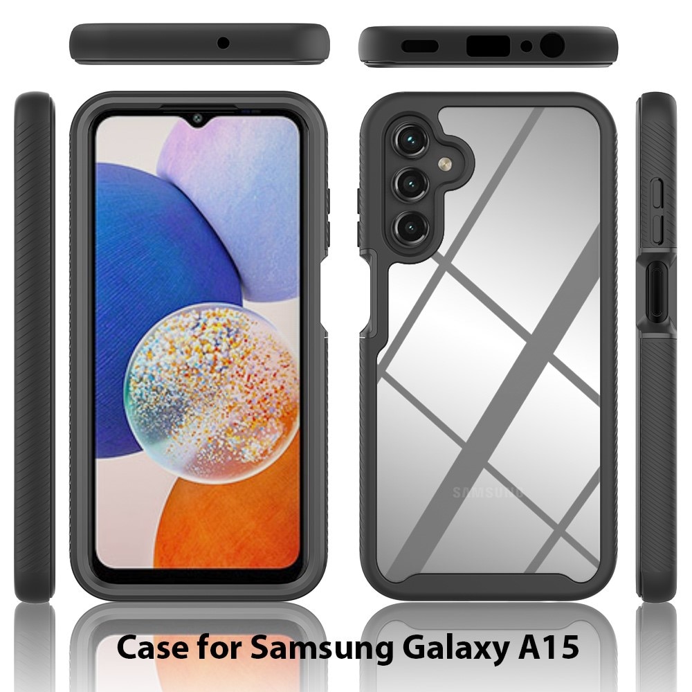 Samsung Galaxy A15 Full Cover Case Zwart