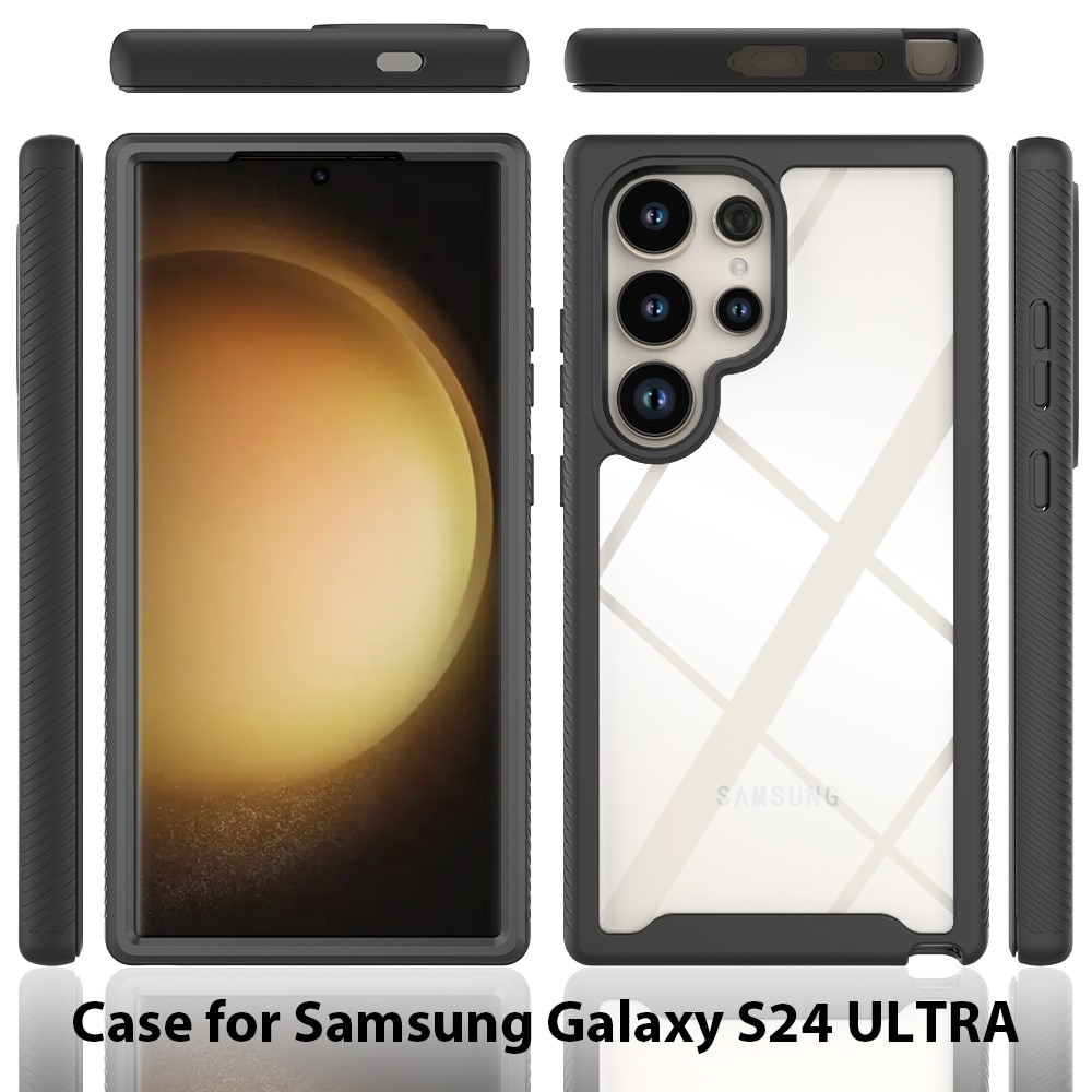 Samsung Galaxy S24 Ultra Full Cover Case zwart